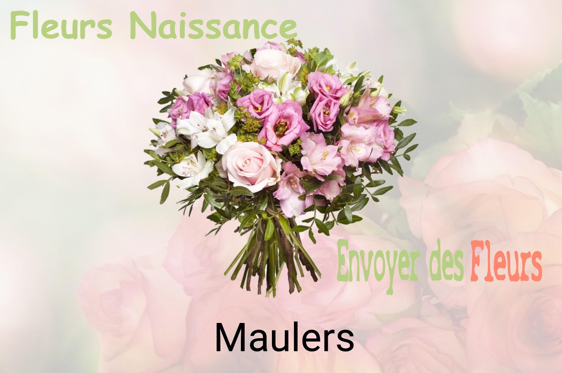 Bouquet de fleurs de naissance livré à Maulers